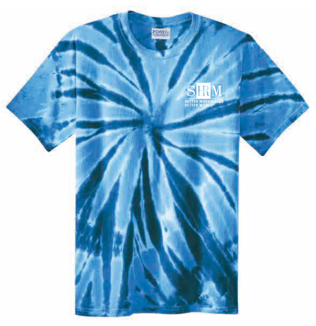SHRM Blue Tie-Dye T-Shirt