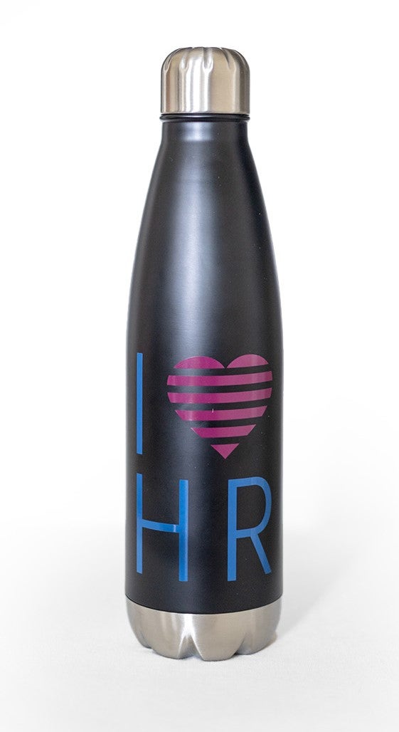 I Love HR Stainless Steel Water Bottle