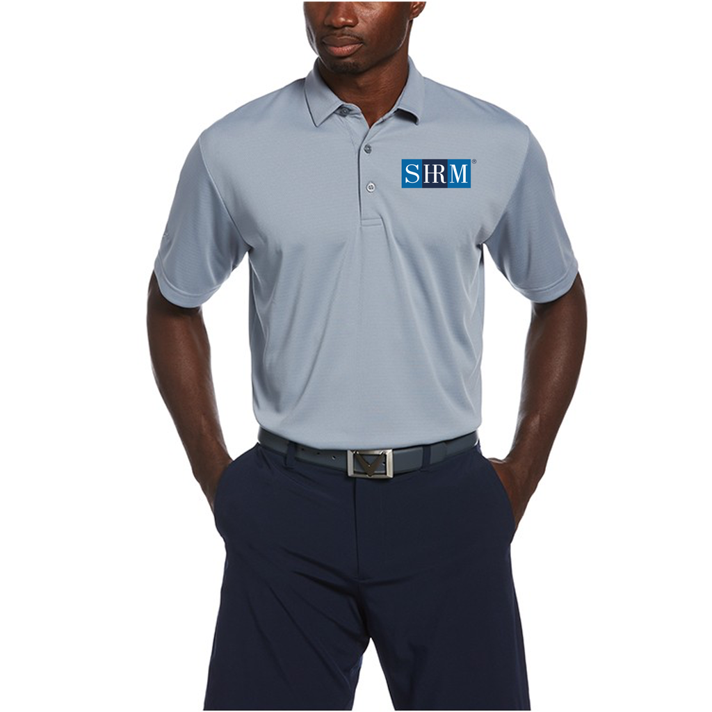 SHRM Gray Callaway Polo