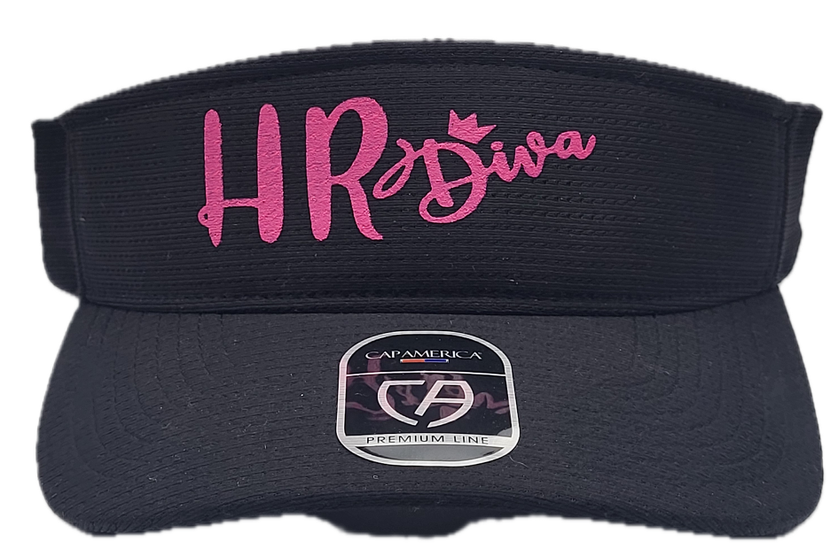 HR Diva Black Visor
